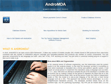 Tablet Screenshot of andromda.org
